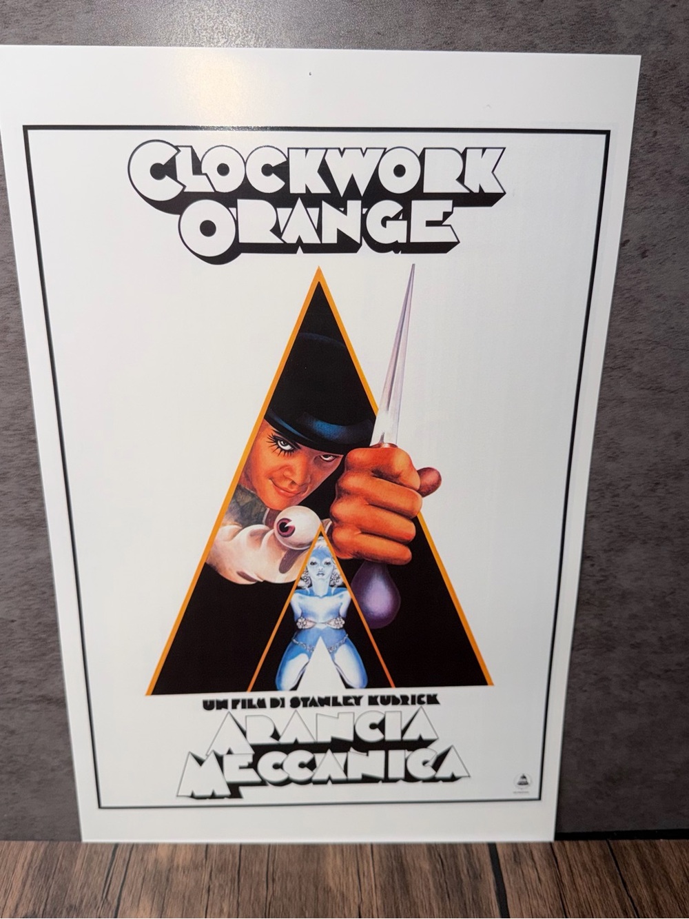 A Clockwork Orange Italian Poster Art Print Arancia Meccanica 11x17